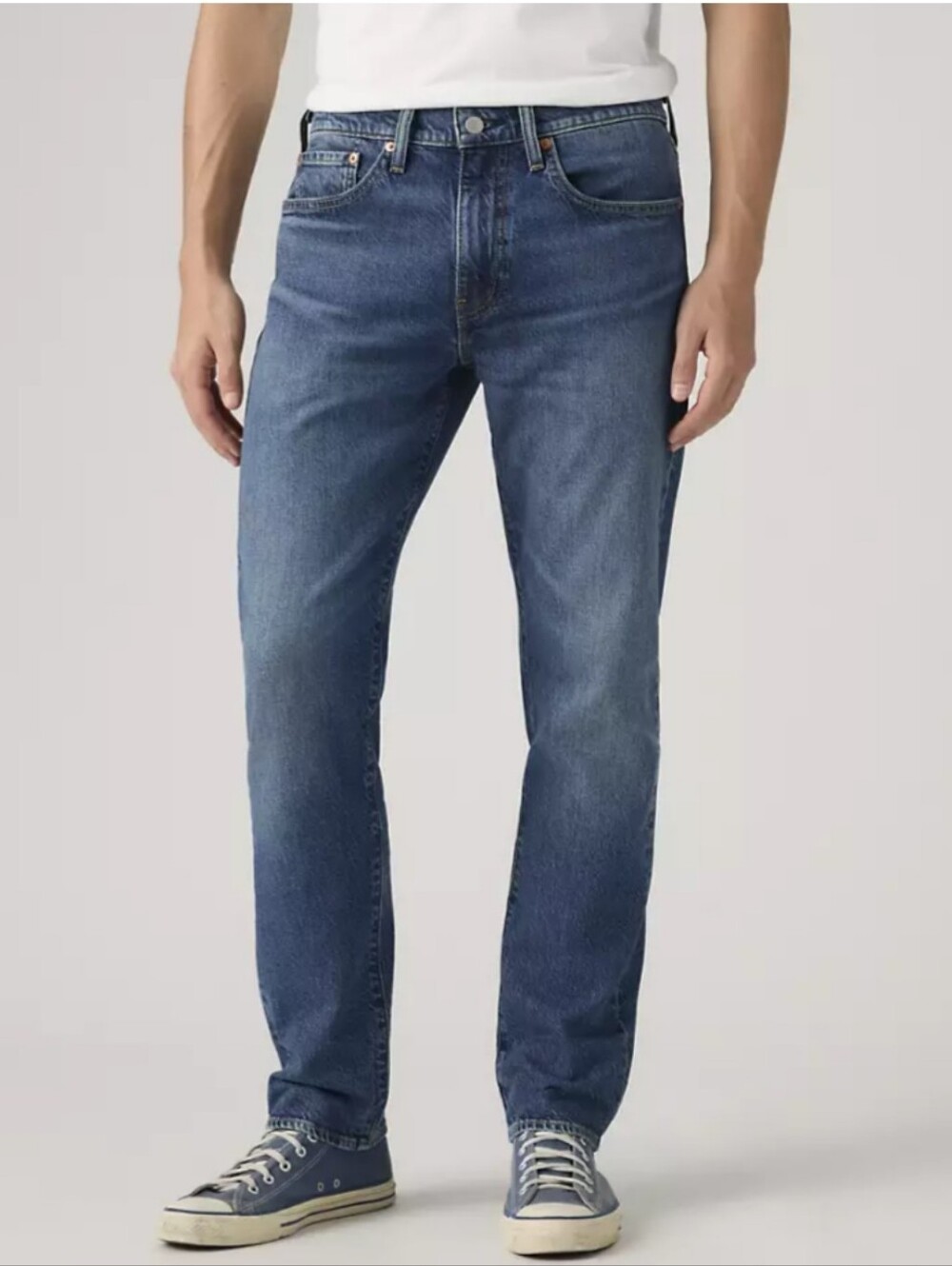 MEN'S LEVI'S 502 INDIGO BLUE JEANS TAPER FLEX 34X29